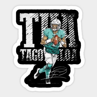 Tua Tagovailoa Miami Bold Sticker